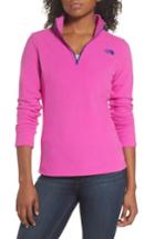 Women's The North Face 'glacier' Quarter Zip Pullover, Size - Pink