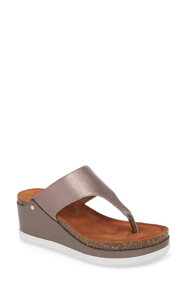 Women's Sudini Paige Wedge Mule .5 W - Metallic