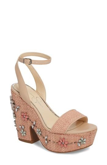 Women's Jessica Simpson Cressia Platform Sandal M - Pink