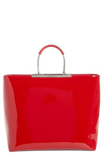Alexander Wang Dime Patent Leather Tote - Red