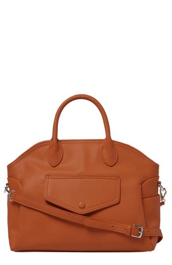Urban Originals Dangerous Love Vegan Leather Satchel - Brown