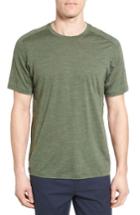 Men's Ibex Regular Fit Overdyed Merino Wool T-shirt - Green
