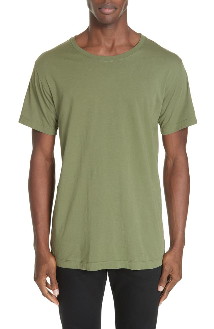 Men's John Elliott Cotton Classic Crew T-shirt - Green