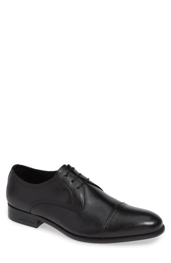 Men's Kenneth Cole New York Capital Cap Toe Derby M - Black