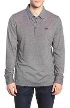 Men's Travis Mathew Gir Pin Dot Polo, Size - Black