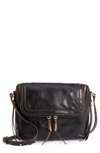 Hobo Alibi Calfskin Leather Crossbody Bag - Black