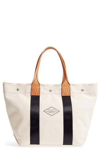 Rag & Bone 425 Canvas Tote - White
