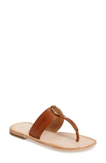 Women's Frye Avery Harness Sandal .5 M - Brown