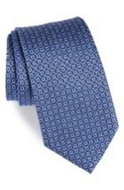 Men's Salvatore Ferragamo Efeso Print Silk Tie, Size - Purple