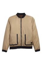Men's Under Armour Sportstyle Reactor Reversible Bomber Jacket, Size - Beige