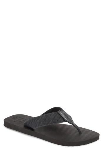 Men's Havianas 'urban Basic' Flip Flop /8 M - Black