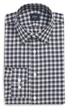 Men's John W. Nordstrom Trim Fit Plaid Dress Shirt .5 - 32 - Blue