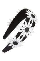 Tasha Big Daisy Headband, Size - Black