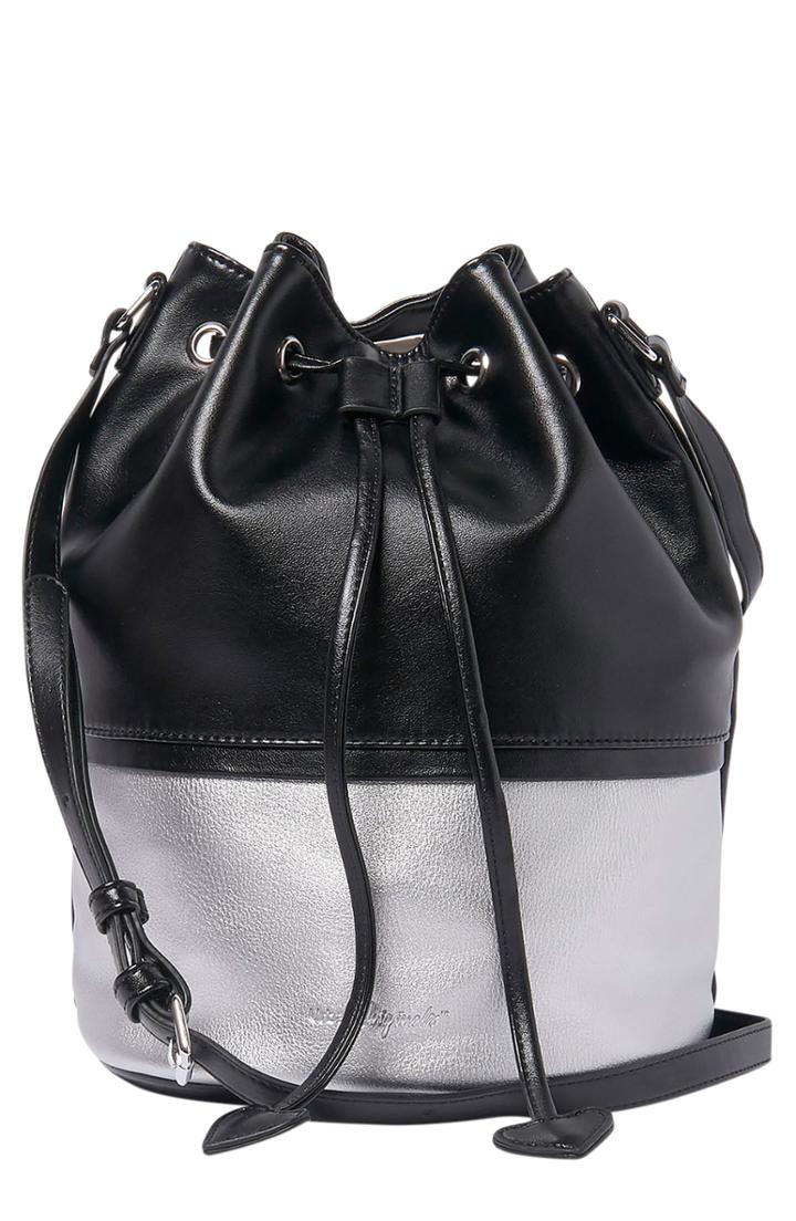 Urban Originals Love Me Vegan Leather Bucket Bag - Black