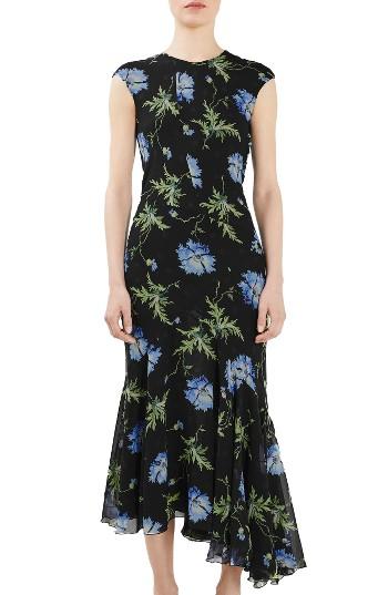 Women's Topshop Unique Evelyn Silk Midi Dress