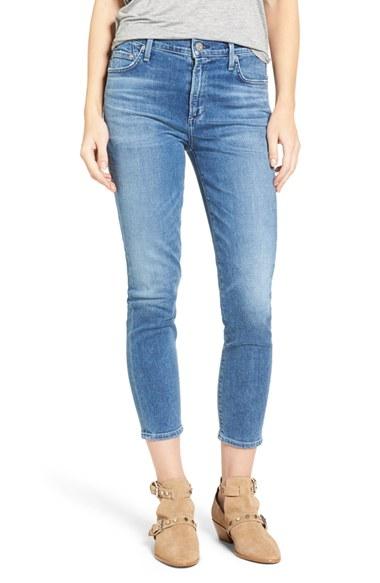 Women's Citizens Of Humanity Rocket High Waist Crop Skinny Jeans