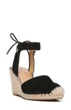 Women's Sarto By Franco Sarto Mariska Espadrille Wedge Sandal .5 M - Black