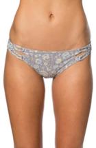 Women's O'neill Cadence Macrame Cheeky Bikini Bottoms - Grey