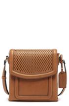 Sole Society Daisa Faux Leather Crossbody Bag - Brown