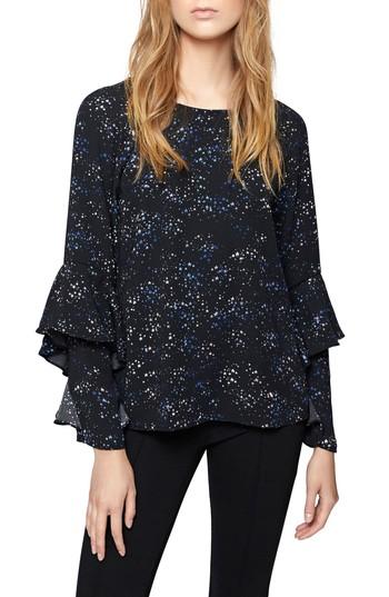 Women's Sanctuary Moonchild Ruffle Top - Black