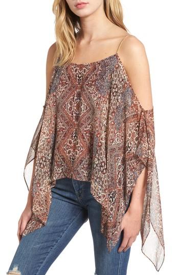 Women's Ella Moss Casablanca Tapestry Silk Blouse
