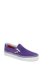 Women's Vans Classic Design Assembly Slip-on Sneaker M - Purple