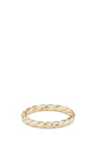 Women's David Yurman Paveflex Ring In 18k Gold, 2.7mm