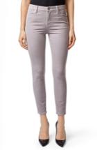 Women's J Brand Alana High Waist Ankle Skinny Corduroy Pants - Beige