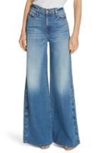 Women's Frame Le Palazzo Snap Away Hem Wide Leg Jeans - Blue