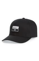 Men's Rvca Metro Flexfit Snapback Hat - Black