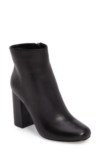 Women's Charles David Studio Block Heel Bootie .5 M - Black