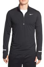Men's Nike 'element' Dri-fit Quarter Zip Running Top, Size - Black