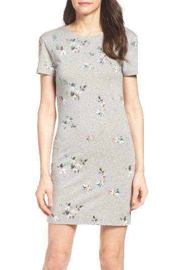 Women's French Connection Blossom T-shirt Dress - Grey