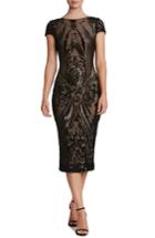 Women's Dress The Population Brandi Sequin Body-con Dress - Black