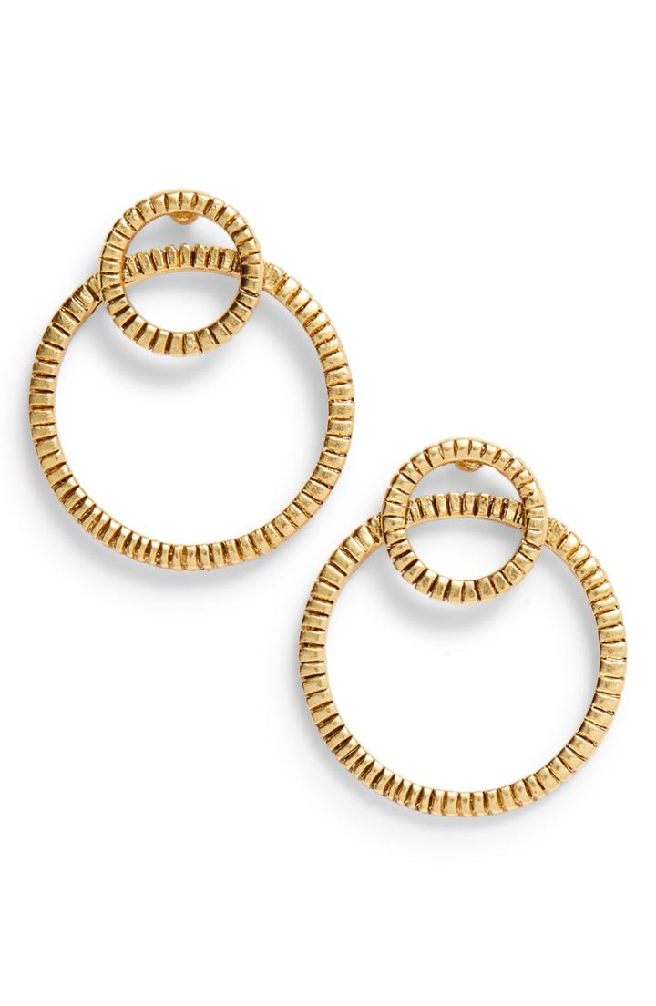 Women's Karine Sultan Double Hoop Earrings