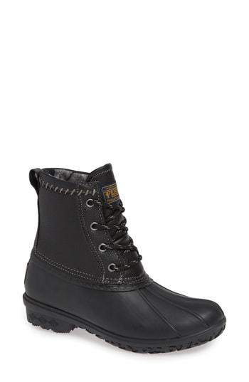 Women's Pendleton Waterproof Duck Boot M - Black