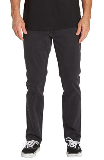 Men's Billabong Outsider Slim Straight Jeans - Black