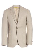 Men's Canali Classic Fit Wool Sport Coat Us / 56 Eu R - Beige