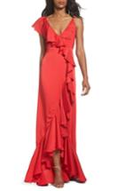 Women's Jill Jill Stuart Ruffle Detail Gown - Red