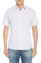 Men's Tailorbyrd Banning Regular Fit Dot Sport Shirt - White