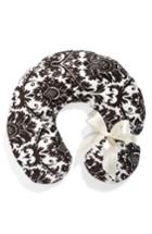 Sonoma Lavender Black Damask Neck Pillow