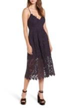 Women's Astr The Label Lace Midi Dress - Purple