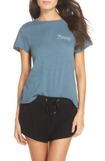 Women's Junk Food Femme Tee - Grey