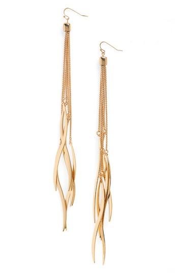 Women's Natasha Long Chain Tassel Earrings