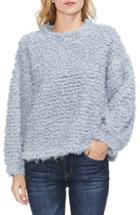 Women's Vince Camuto Popcorn Eyelash Knit Top, Size - Blue