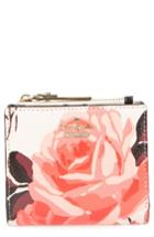 Women's Kate Spade New York Cameron Street Roses - Adalyn Faux Leather Wallet -