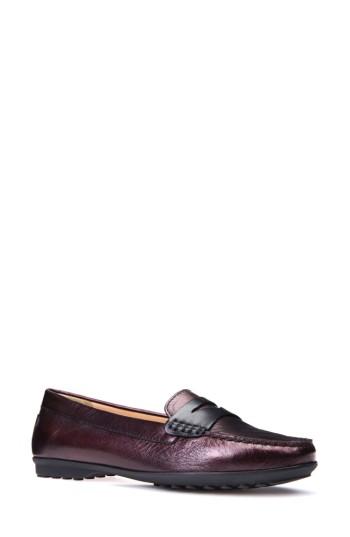Women's Geox Elidia 5 Penny Loafer Us / 36eu - Burgundy