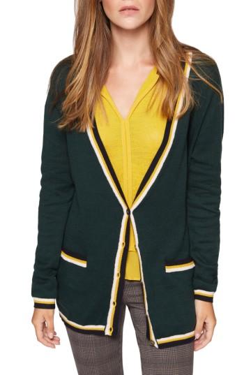 Women's Sanctuary Cotton Blend Club Cardigan - Green
