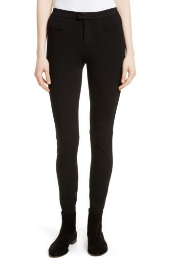 Women's Atm Anthony Thomas Melillo Ponte Moto Pants - Black