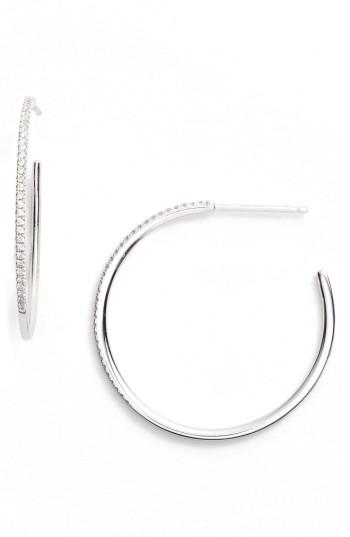 Women's Bony Levy Ella Diamond Hoop Earrings (nordstrom Exclusive)